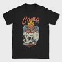 Camp Trip With Campfire on the Skull, Tricou Barbati (Unisex)