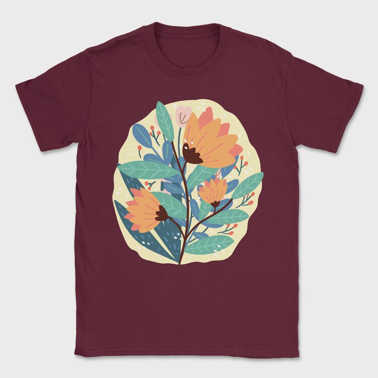 Bouquet of Flowers 5, Tricou Barbati (Unisex)