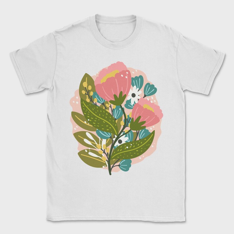 Bouquet of Flowers 2, Tricou Barbati (Unisex)
