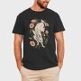 Hare Rabbit Ivy Flowers, Tricou Barbati (Unisex)