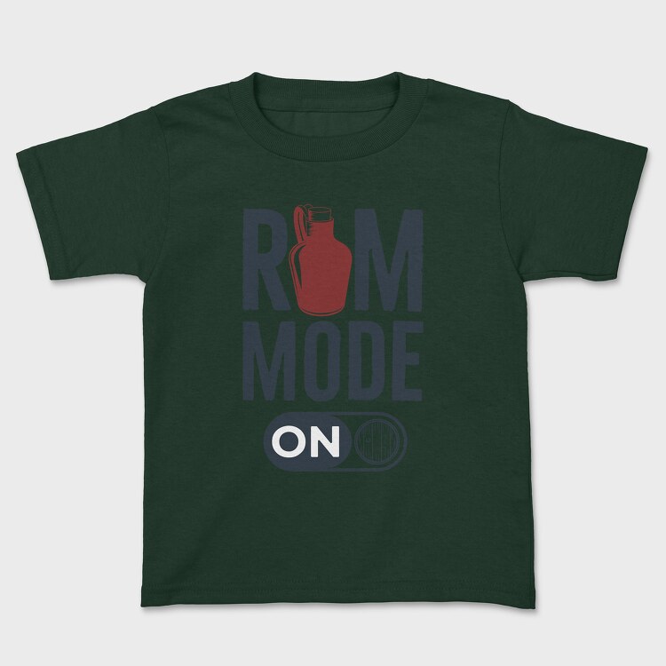 Rum Mode On, Tricou Copii