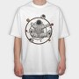 Abstract Astronaut, Tricou Oversize Barbati (Unisex)