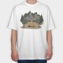 Retro Nature Outdoor 21, Tricou Oversize Barbati (Unisex)