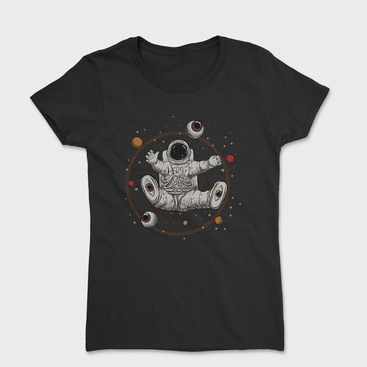 Abstract Astronaut, Tricou Femei