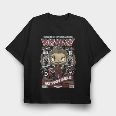 Post Malone, Tricou Oversize Barbati (Unisex)