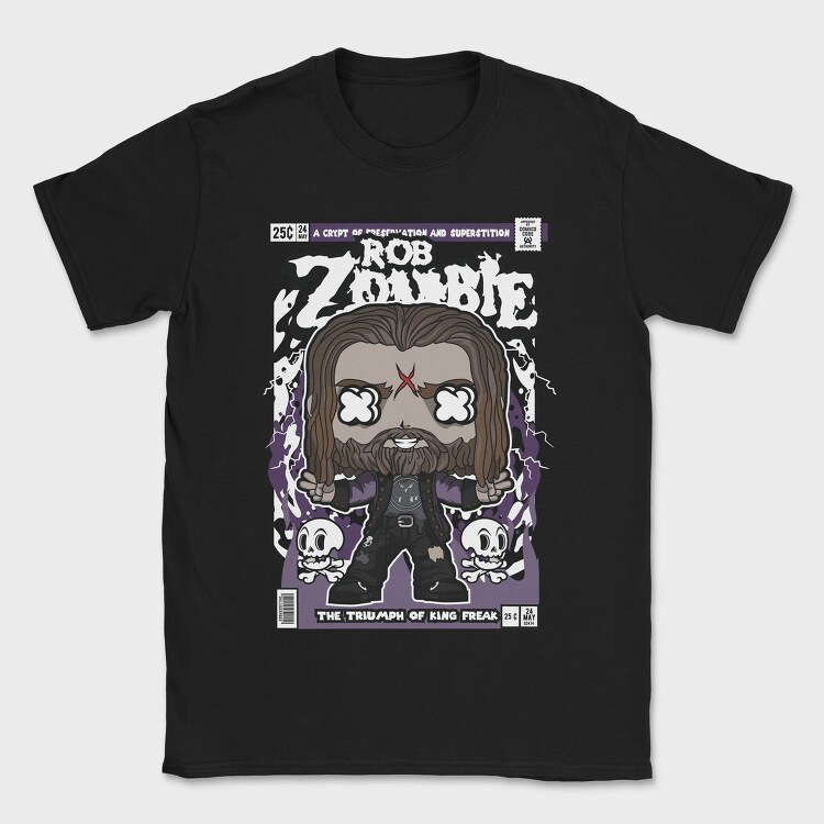 Rob Zombie, Tricou Barbati (Unisex)