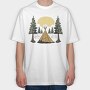 Retro Nature Outdoor 20, Tricou Oversize Barbati (Unisex)
