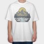 Retro Nature Outdoor 4, Tricou Oversize Barbati (Unisex)