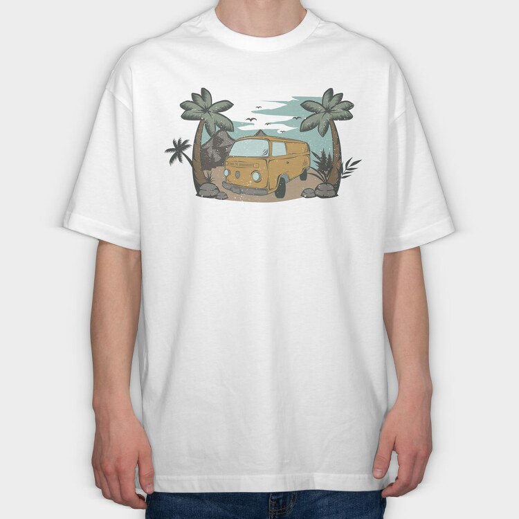 Retro Nature Outdoor 26, Tricou Oversize Barbati (Unisex)