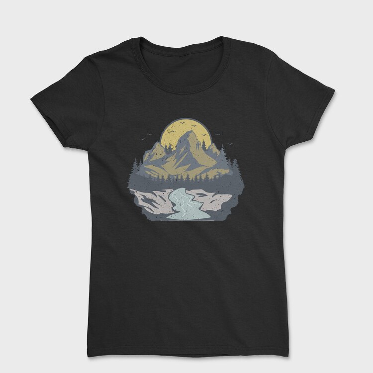 Retro Nature Outdoor 4, Tricou Femei