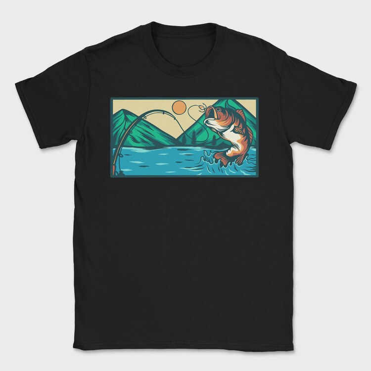 Bass Fishing 6, Tricou Barbati (Unisex)