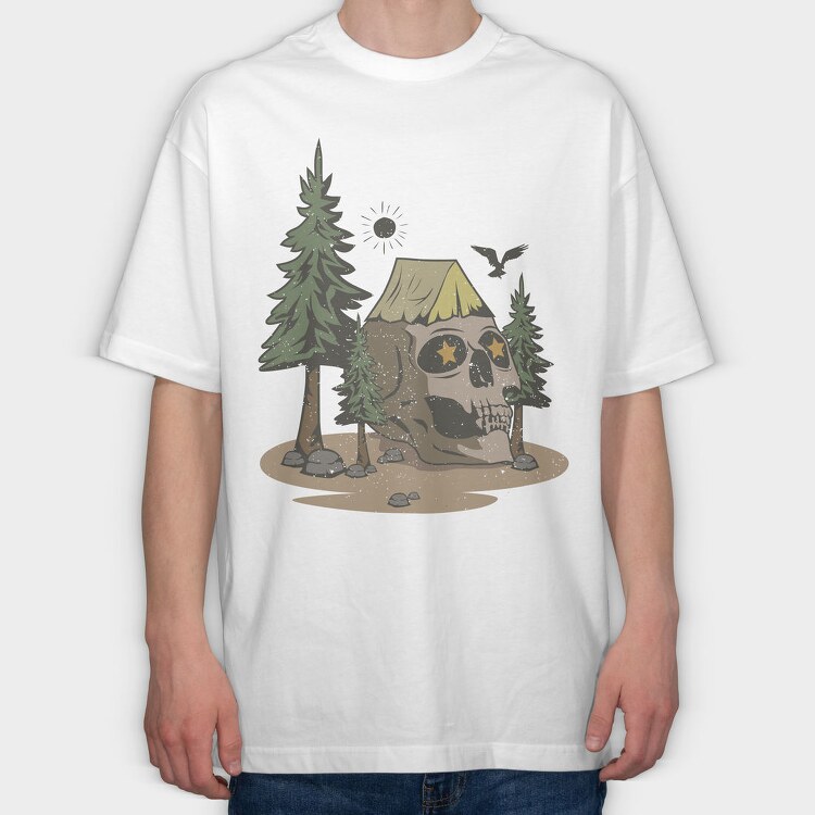 Retro Nature Outdoor 25, Tricou Oversize Barbati (Unisex)