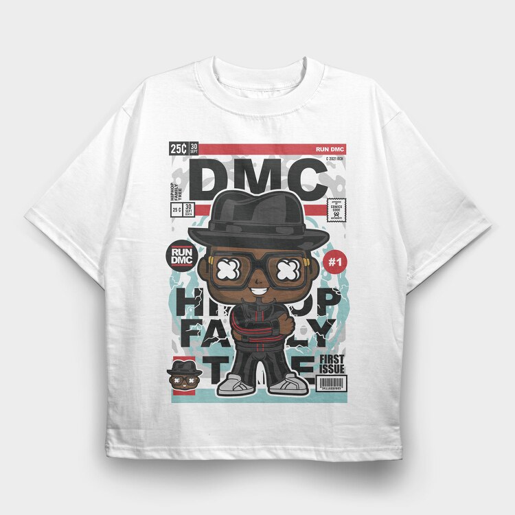 Run DMC, Tricou Oversize Barbati (Unisex)