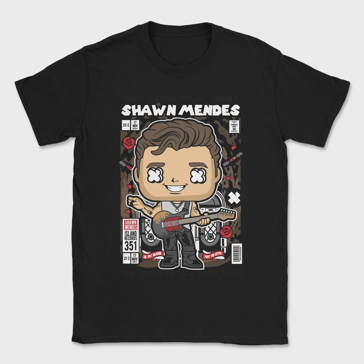 Shawn Mendes, Tricou Barbati (Unisex)
