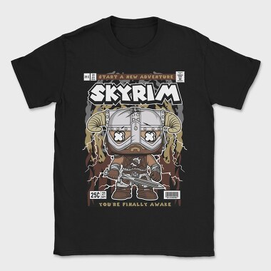 Skyrim, Tricou Barbati (Unisex)
