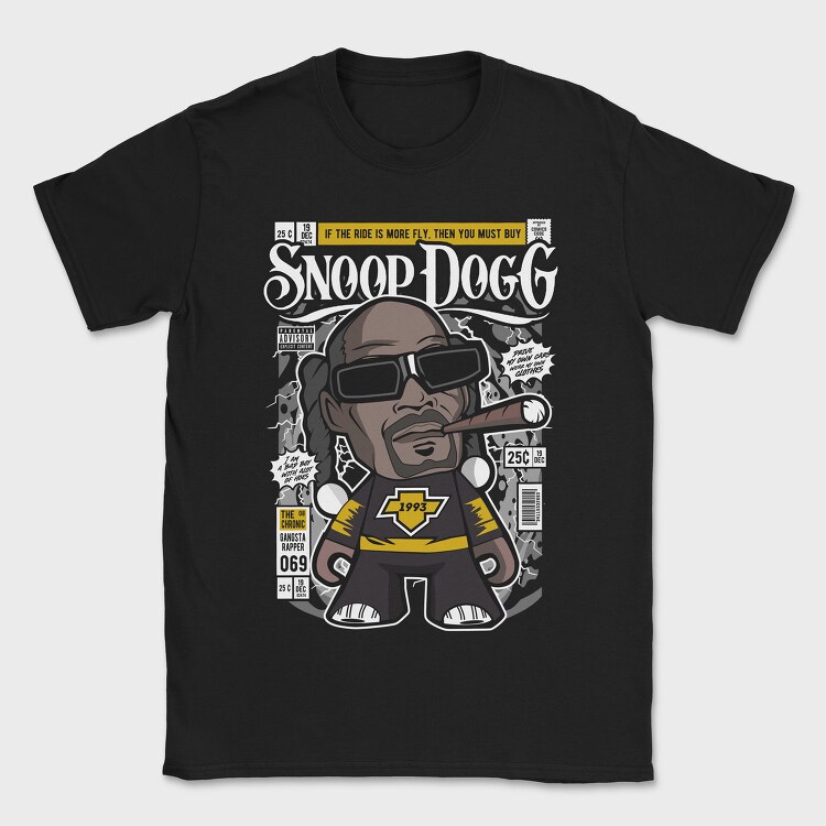 Snoop Dog, Tricou Barbati (Unisex)