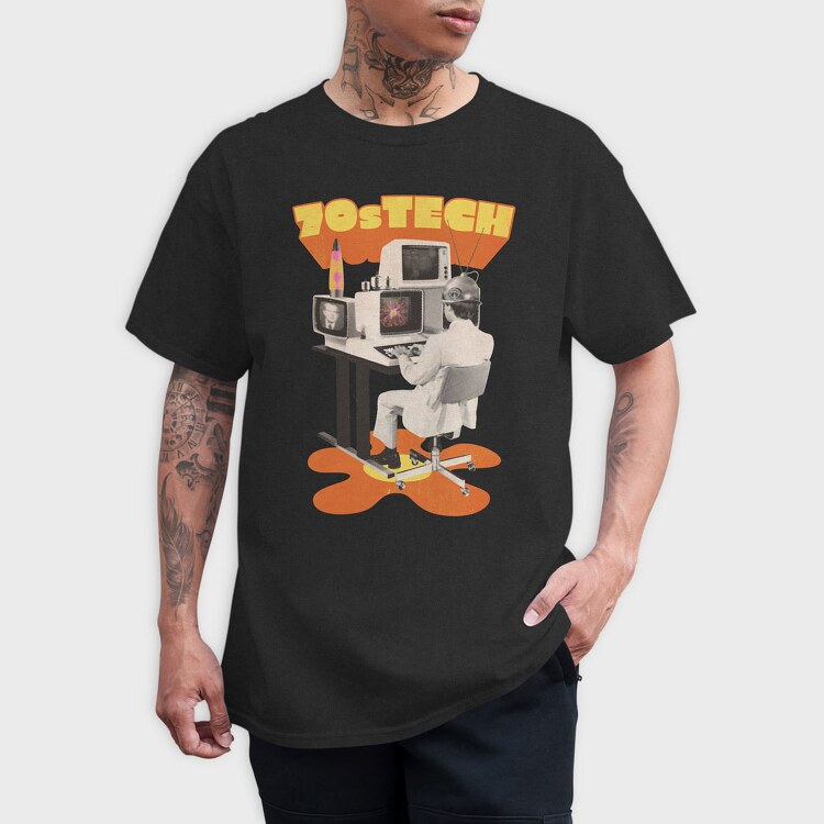 70 S Tech, Tricou Barbati (Unisex)
