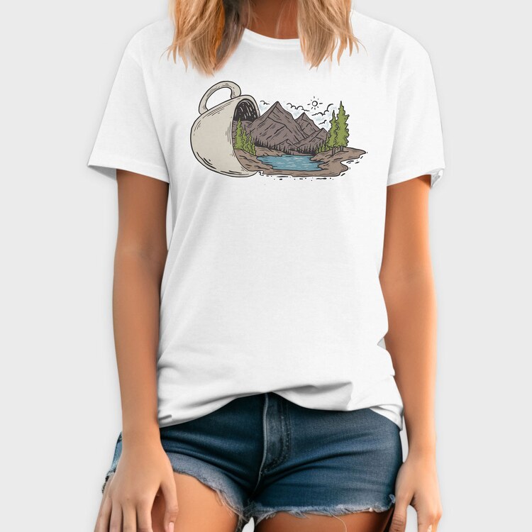 Coffee Landscape, Tricou Barbati (Unisex)
