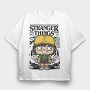 Stranger Things Dustin, Tricou Oversize Barbati (Unisex)