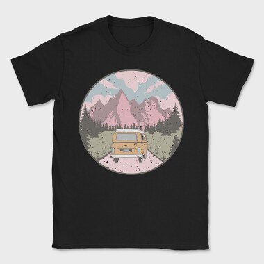 Retro Nature Outdoor 3, Tricou Barbati (Unisex)