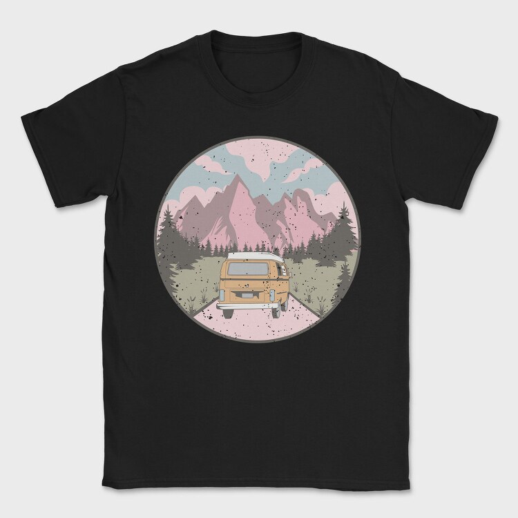 Retro Nature Outdoor 3, Tricou Barbati (Unisex)
