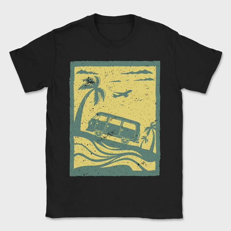Retro Nature Outdoor 17, Tricou Barbati (Unisex)
