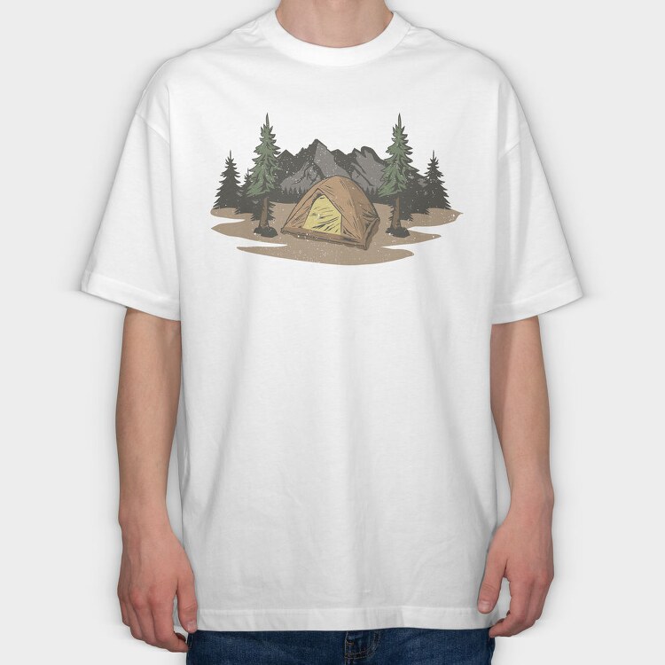 Retro Nature Outdoor 23, Tricou Oversize Barbati (Unisex)