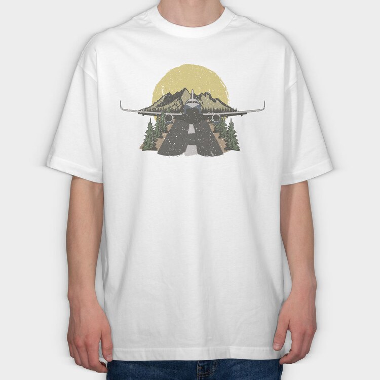 Retro Nature Outdoor 16, Tricou Oversize Barbati (Unisex)