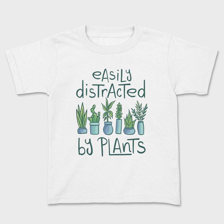 Easily Distracted by Plants, Tricou Copii