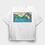 Bass Fishing 6, Tricou Oversize Barbati (Unisex)