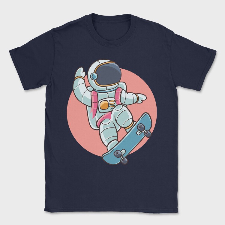 Astronaut Skate 2, Tricou Barbati (Unisex)