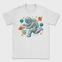 Astronaut Painting, Tricou Barbati (Unisex)