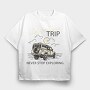 Adventure Trip, Tricou Oversize Barbati (Unisex)