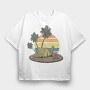 Retro Nature Outdoor 8, Tricou Oversize Barbati (Unisex)