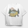 Retro Nature Outdoor 7, Tricou Oversize Barbati (Unisex)
