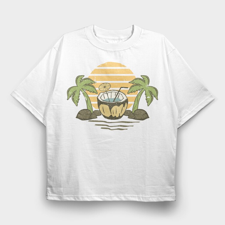 Retro Nature Outdoor 6, Tricou Oversize Barbati (Unisex)