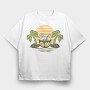 Retro Nature Outdoor 6, Tricou Oversize Barbati (Unisex)