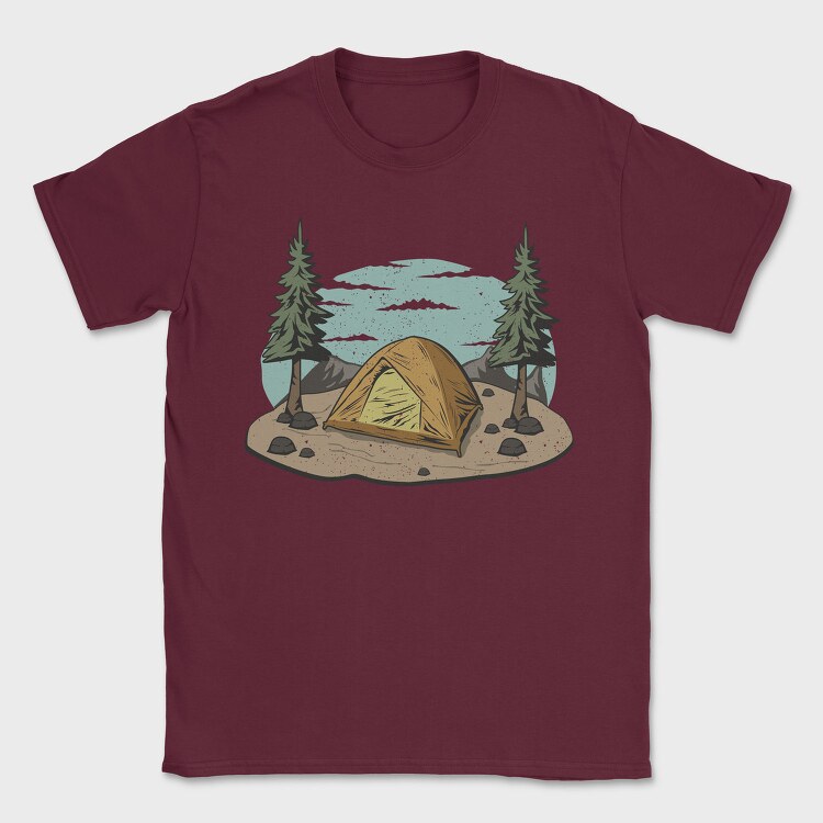 Retro Nature Outdoor 5, Tricou Barbati (Unisex)