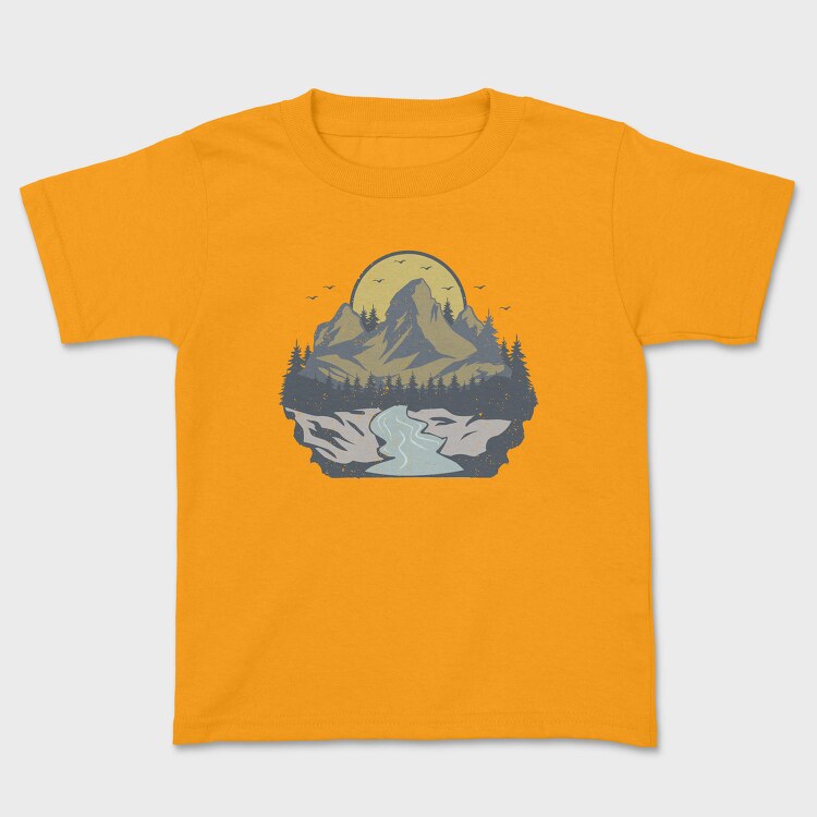 Retro Nature Outdoor 4, Tricou Copii