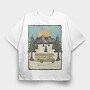 Retro Nature Outdoor 30, Tricou Oversize Barbati (Unisex)