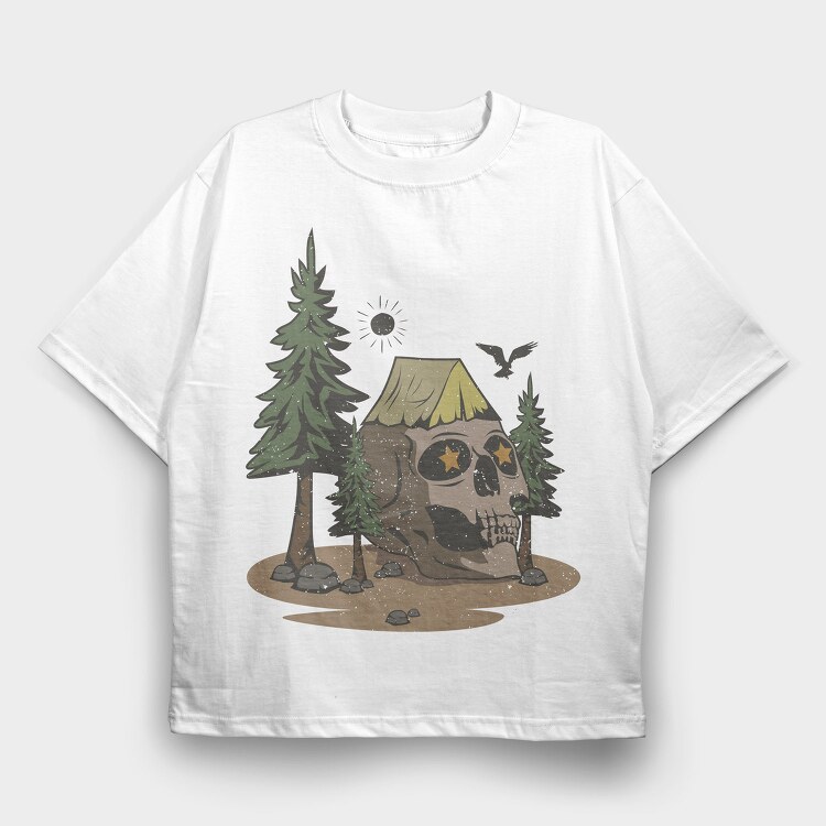 Retro Nature Outdoor 25, Tricou Oversize Barbati (Unisex)