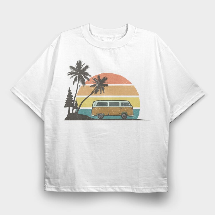 Retro Nature Outdoor 24, Tricou Oversize Barbati (Unisex)