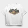 Retro Nature Outdoor 23, Tricou Oversize Barbati (Unisex)