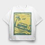 Retro Nature Outdoor 17, Tricou Oversize Barbati (Unisex)