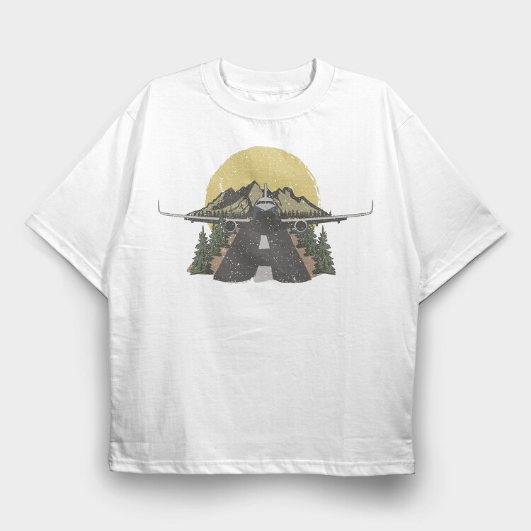 Retro Nature Outdoor 16, Tricou Oversize Barbati (Unisex)