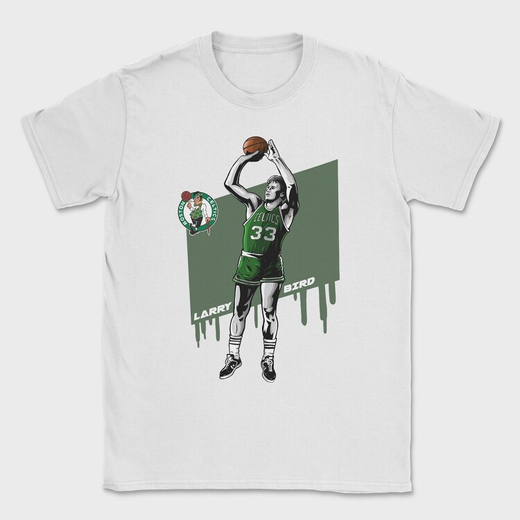LARRY BIRD Art1, Tricou Barbati (Unisex)