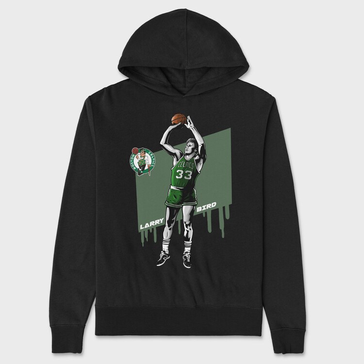 LARRY BIRD Art1, Hanorac Oversize Barbati (Unisex)