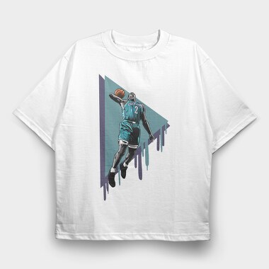 LARRY JOHNSON, Tricou Oversize Barbati (Unisex)