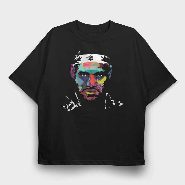 LEBRON Art1, Tricou Oversize Barbati (Unisex)
