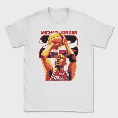 M JORDAN Art2, Tricou Barbati (Unisex)